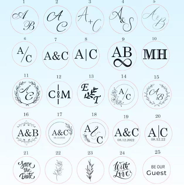 Wax Seal Stickers with Self Adhesive